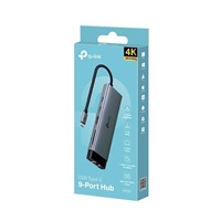 TP-Link UH9120C USB-C hub 9v1 (3xUSB3.2Gen1,1xUSB-C3.2Gen1, 1xGbE, 1xHDMI, 1xSD, 1xmicroSD, PD 100W)
