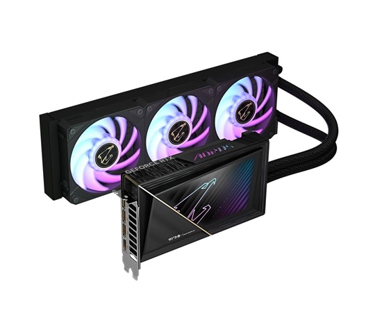GIGABYTE VGA NVIDIA GeForce RTX 5080 XTREME WATERFORCE 16G, 16G GDDR7, 3xDP, 1xHDMI