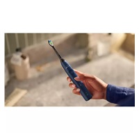 Philips Sonicare 5500 HX7119/01 sonický zubní kartáček, 2 kusy, cestovní pouzdra, bílá a námořnická modrá