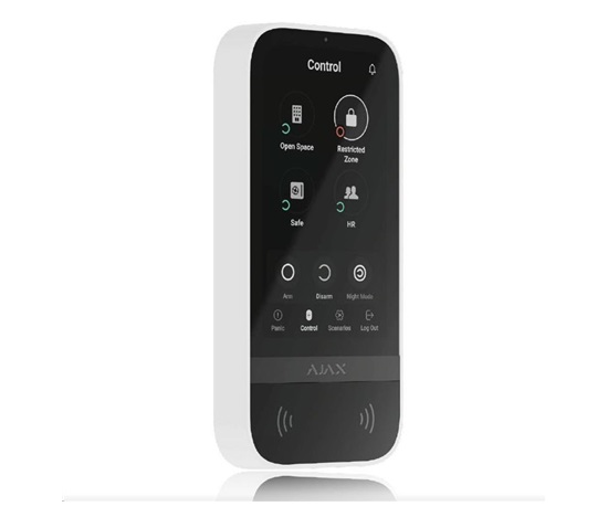 Ajax  KeyPad TouchScreen (8EU) ASP white (58455)
