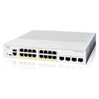 Cisco Catalyst switch C1300-16P-4X (16xGbE,4xSFP+,16xPoE+,120W,fanless) - REFRESH