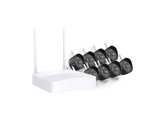 Tenda K8W-3TC - kamerový WiFi set, 8x IP 2K kamera, NVR rekordér, zvuk, noční vidění