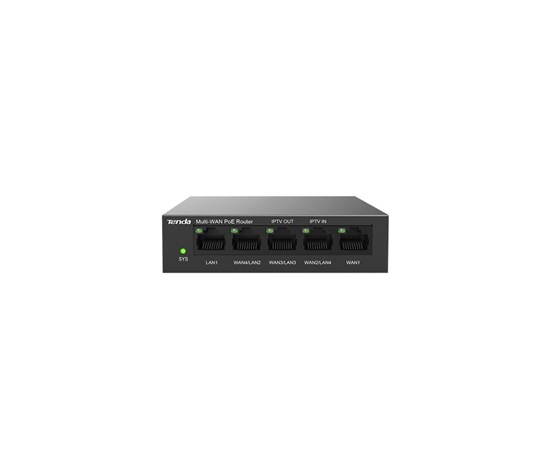 Tenda G0-5G-PoE 5xRJ45 Gigabit PoE Router 4xPoE 802.3af/at, 10/100/1000Mbps