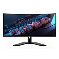 GIGABYTE LCD - 34" Gaming monitor G34WQCP, Prohnutý VA1500R, 3440x1440 WQHD, 180Hz, 4000:1, 350cd/m2, 1ms, 2xHDMI, 1xDP