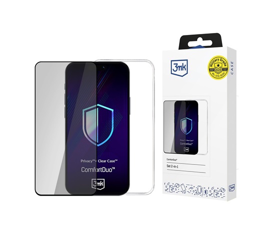 3mk ComfortDuo Privacy Clear pro Apple iPhone 16 Pro