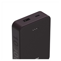 Hama Colour 10, powerbanka 10000 mAh, 3 A, výstup: USB-C, USB-A, slivková ( povidlová )