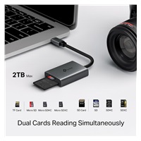 TP-Link UA440C čtečka karet (1xUSB-C3.2Gen1,1xmicroSD,1xSD)