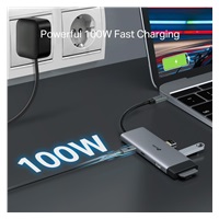 TP-Link UH7020C USB-C hub 7v1 (2x USB3.2Gen1,1xUSB-C3.2Gen1, 1xHDMI, 1xSD, 1xmicroSD, PD 100W)