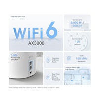 TP-Link Deco X50 Pro(3-pack) WiFi6 Mesh (AX3000,2,4GHz/5GHz,2x2,5GbELAN/WAN)