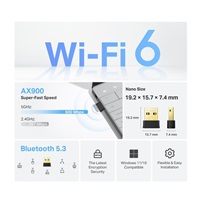 TP-Link Archer TX10UB Nano WiFi6 USB adapter (AX900,2,4GHz/5GHz,USB2.0,Bluetooth5.3)