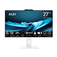 MSI PC AiO PRO AP272P 14M-887XEU, i7-14700, 27" FHD, Anti-Glare, Non-touch, 16GB, 1TB SSD, N/A, No OS, White