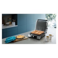 Philips 5000 Series HD6301/90 elektrický kontaktní gril, 2200 W, odkapávací nádobka, černý/kovový