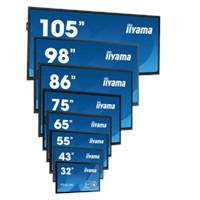 iiyama ProLite IDS, 24/7, Google EDLA, 165 cm (65''), PureTouch-IR, 4K, USB, USB-C, RS232, Ethernet, Wi-Fi, Android, USB