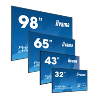 iiyama ProLite LH4365UHSB-B1, 4K, USB, RS232, Ethernet, Wi-Fi, Android, kit (RS232), black