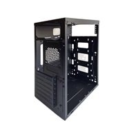BAZAR - EUROCASE skříň ML N6-550B, Midi Tower, 2x USB 3.0, 2x audio, bez zdroje, poskozený obal