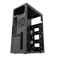 BAZAR - EUROCASE skříň ML N6-550B, Midi Tower, 2x USB 3.0, 2x audio, bez zdroje, poskozený obal