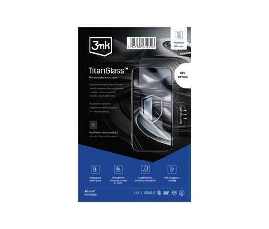 3mk All-Safe - AIO fólie TitanGlass Phone 50 ks + výměnný nůž + aplikátor + bonus Fuego reproduktor
