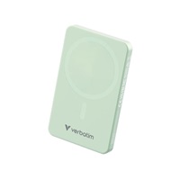 VERBATIM Powerbanka Charge 'n' Go Essentials, Magnetická, 10000 mAh, USB-C, Zelená
