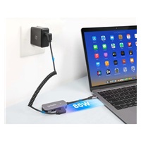 MANHATTAN Dokovací stanice USB-C 3v1, 1xHDMI, 1xUSB-C, 1xUSB, šedá
