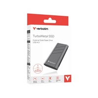 VERBATIM externí SSD 2TB, USB4, USB-C, R:3700 / 3600MB/s, šedá