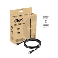 Club3D Kabel DisplayPort 2.1 na DisplayPort 2.1, VESA DP54, 4K240Hz/8K120Hz (M/M), 3m, černá