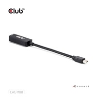 Club3D Adaptér miniDP 1.4 na HDMI, 4K120Hz nebo 8K60Hz HDR10+, M/F, 9cm