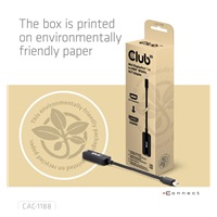 Club3D Adaptér miniDP 1.4 na HDMI, 4K120Hz nebo 8K60Hz HDR10+, M/F, 9cm