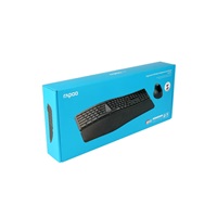 RAPOO Set klávesnice a myš 8810ME, Multi-mode, Bezdrátový set, CZ/SK, Černá