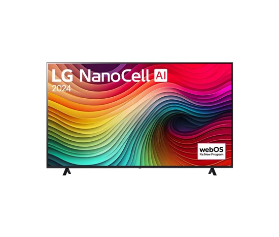 LG NANO82 75" TV, 4K Ultra HD, NanoCell, webOS, HDR, Bluetooth 5.1, WiFi, ThinQ, AI Sound Pro