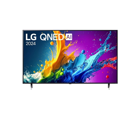 LG QNED80 43" TV, 4K Ultra HD, QNED, webOS, HDR, Bluetooth 5.1, Wi-Fi, ThinQ, AI Sound Pro