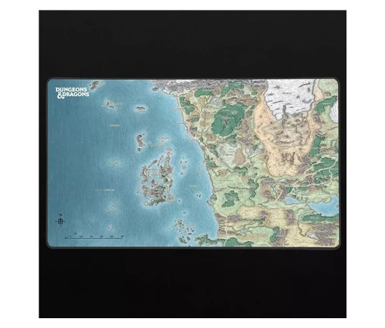 Konix Dungeons & Dragons Faerun Map Mousepad