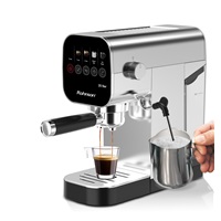 Rohnson espresso, 1360 W, 20 bar, slim design, dotykový ovládací panel, vysokotlaká tryska