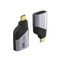 PREMIUMCORD Adaptér USB-C na HDMI rozlišení obrazu 8K@60Hz,4K@144Hz Aluminium