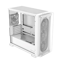 BAZAR ASUS case A23 PLUS TG ARGB, Mini Tower, průhledná bočnice, 4x120mm ARGB Fan, bílá (POŠKOZENÝ OBAL)