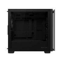 BAZAR ASUS case A23 PLUS TG ARGB, Mini Tower, průhledná bočnice, 4x120mm ARGB Fan, černá (POŠKOZENÝ OBAL)