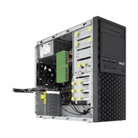 ASUS Workstation E500A, bez procesoru, bez pamětí, bez grafiky, 550W, černá