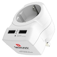 SKROSS cestovní adaptér UK USB pro použití ve Velké Británii, typ G