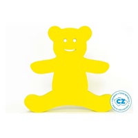 Marimex Deska plavecká Medvídek 340x290x38 mm - žlutá