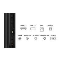 TCL P655 75" TV, 4K Ultra HD, LED, Google TV, HDR, Bluetooth, WiFi, Dolby Audio, Chromecast