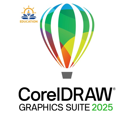 CorelDRAW Graphics Suite 2025 Education Perpetual License (incl. 1 Yr CorelSure Maintenance)(5-50)
