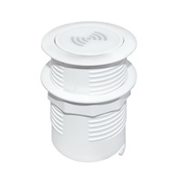 Solight bezdrátová 15W + USB A+C 20W PD výsuvná nabíječka, bílá