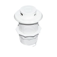 Solight výsuvná nabíječka USB A+C 24W PD, bílá