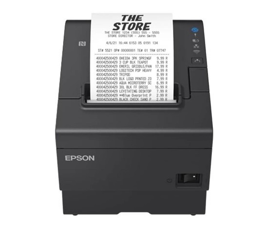POŠKOZENÝ OBAL - Epson TM-T88VII, USB, USB Host, RS232, Ethernet, ePOS, black