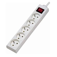 Konnoc DX-5FS 2m pětizásuvka s vypínačem