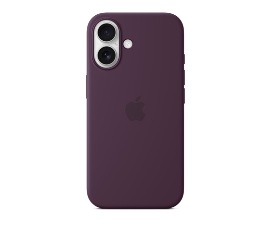 APPLE iPhone 16 Silicone Case with MagSafe - Plum