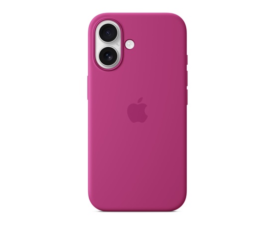 APPLE iPhone 16 Silicone Case with MagSafe - Fuchsia