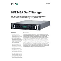 HPE MSA 2070 SFF 2x16Gb FC 4-port Controller 12x3.84TB SSD 4x16Gb SFP FC XCVR 46TB Storage Array