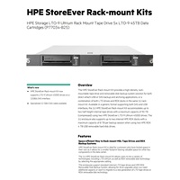 HPE Storage LTO-9 Ultrium Rack Mount Tape Drive 5x LTO-9 45TB Data Cartridges