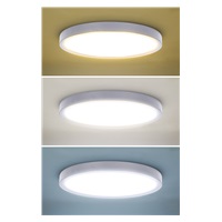 Solight LED osvětlení s dálkovým ovladačem Estela White, 36W, 2700lm, 30cm, změna chromatičnosti, stmívatelné