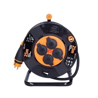 Solight 4z prodlužovací přívod - na bubnu, 25m guma H07RN-F, 3x 2,5mm2, IP44